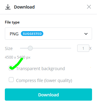 canva for print on demand settings