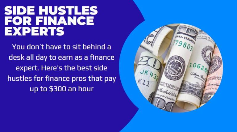 side hustles for finance professionals